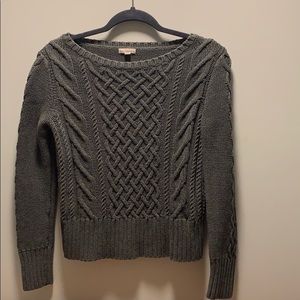 Gap cable knit sweater gray